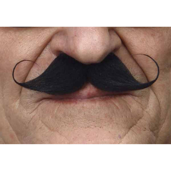 Stylish Hook Moustache - Black