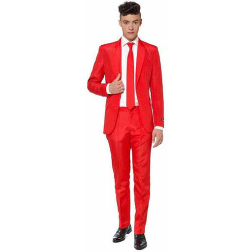 Suitmeister Medium Solid Red Suit.