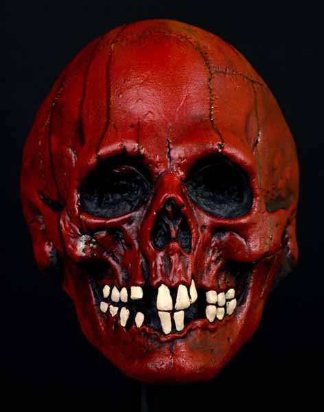 Nightowl Skull Blood Latex Halloween Mask