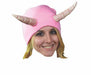 Pink Devil Costume Cap