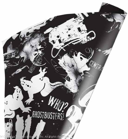 Ghostbusters Black and White Wrapping Paper