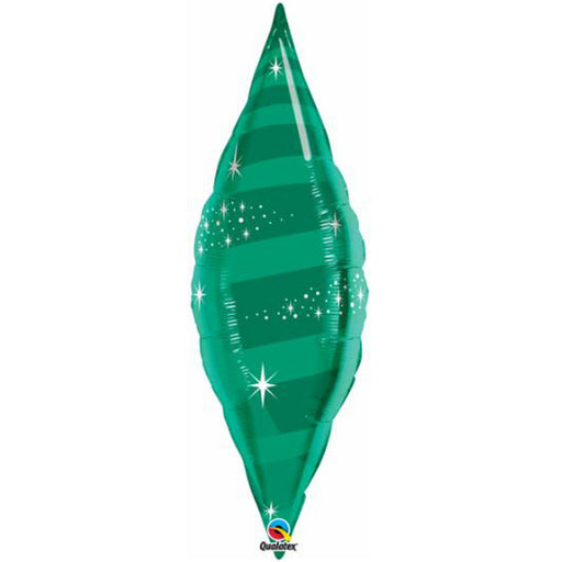 "Taper Swirl Emerald Green 38" Decorative Accessory"