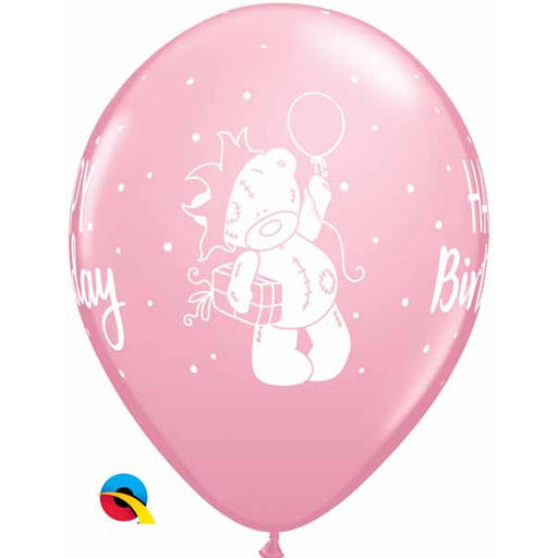 Tatty Teddy Birthday Bear in Pink 11 Inch Balloon pink Cute and Cuddly Celebration (25/Pk)
