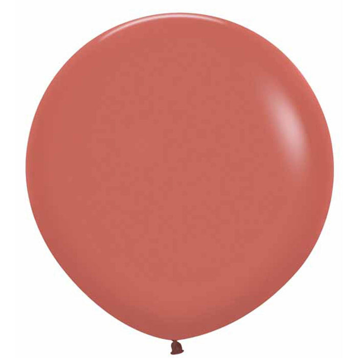 Terracotta Latex Balloons - 24" (Pack Of 10)