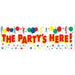 "The Party'S Here" Banner - 5' X 21"