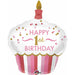 The Product Title For 1St Hbd Cupcake Girl 36" Shape P40 Flat Could Be "36-Inch Cupcake Girl Birthday Balloon