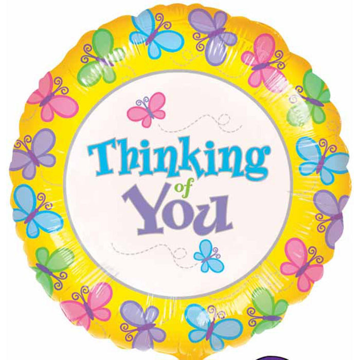 "Thinking Of You Butterfly Balloon Package"