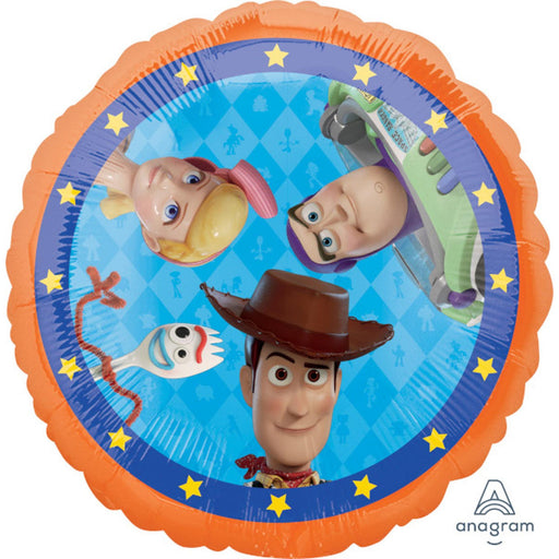 Toy Story 4 Helium Balloon - 18" Round Shape In S60 Packaging.