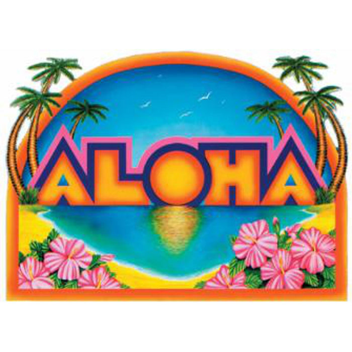 Tropical 25" Aloha Sign Bulk.