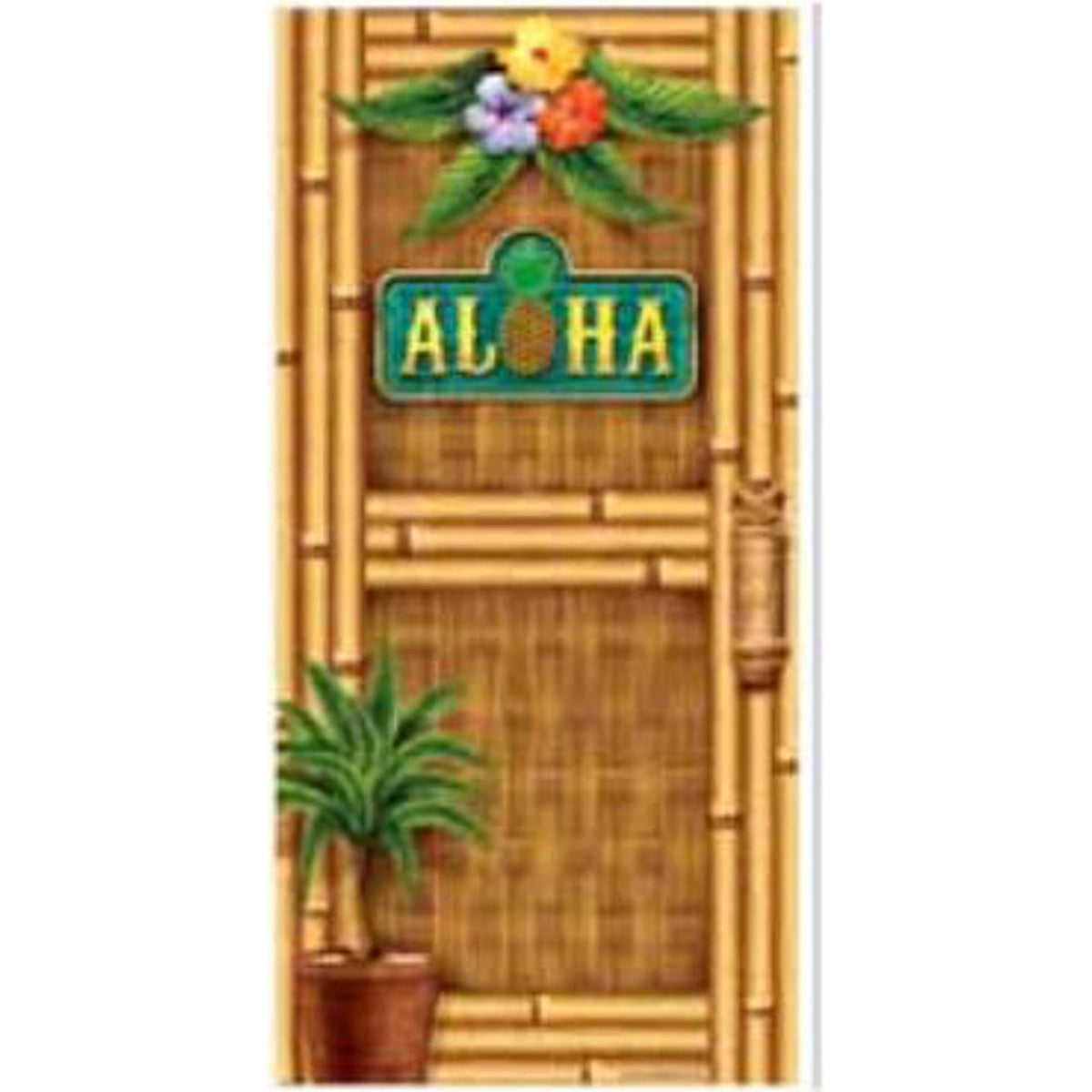 Tropical Aloha Door Cover - 30