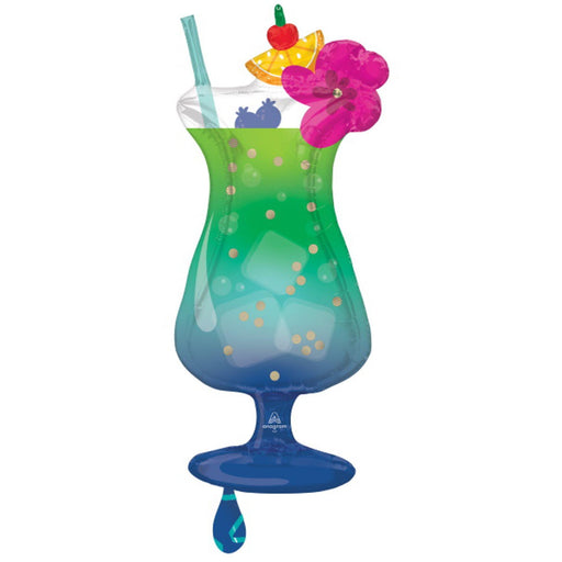 "Tropical Blue Drink Balloon Package - 37 Inch Shape (P35)"