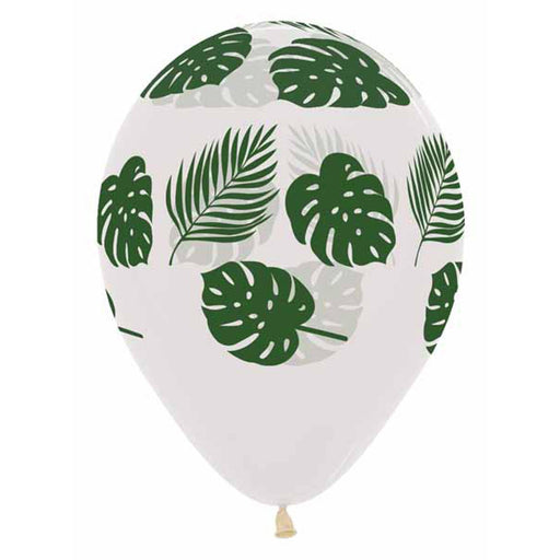 Tropical Palm Fronds Latex Balloons (50 Count)