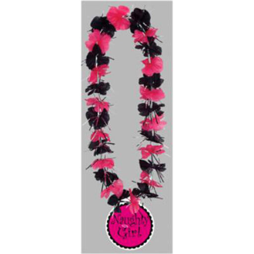Tropical Party Lei With Naughty Girl Medallions