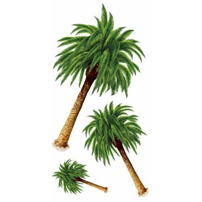 "Tropical Paradise Set: 18"-48" Palm Tree Prop 6 Trees"