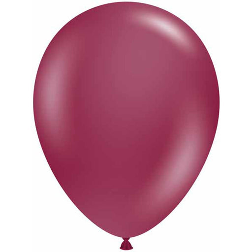 Elegant Sangria-Colored Tuftex Latex Balloons (100/Pk)