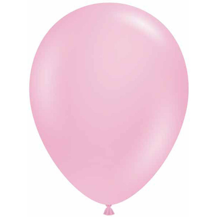 Tuftex 17" Standard Pink Balloons - 50/Bag