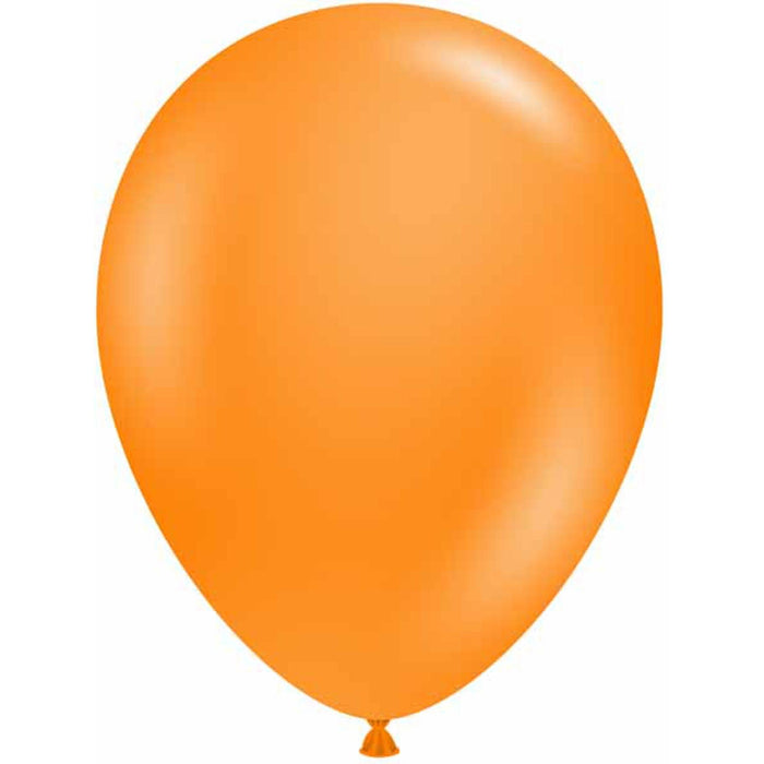 Tuftex 17" Tangerine Balloons (50-Pack)