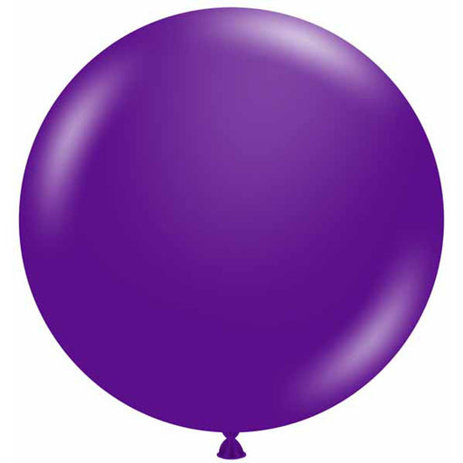 Tuftex 24" Plum Purple Balloons - 25/Bag