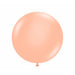 "Tuftex 24" Pastel Orange Latex Balloons - Pack Of 25"