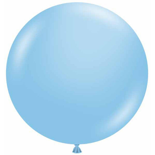 Tuftex 36" Baby Blue Latex Balloons (10/Bag)