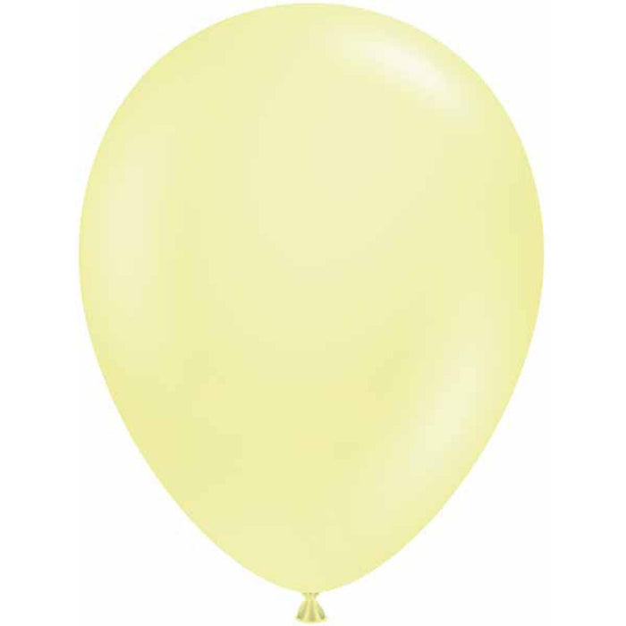 Tuftex 5" Lemonade Yellow Balloons, 50/Bag