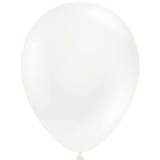 Tuftex 5" White Latex Balloons - Pack Of 50