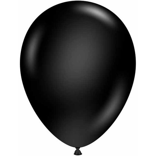 Tuftex Black Latex Balloons (100/Pk)