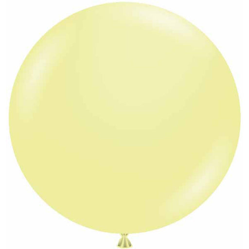 Tuftex Lemonade Yellow 24" Latex Balloons (25/Bag)