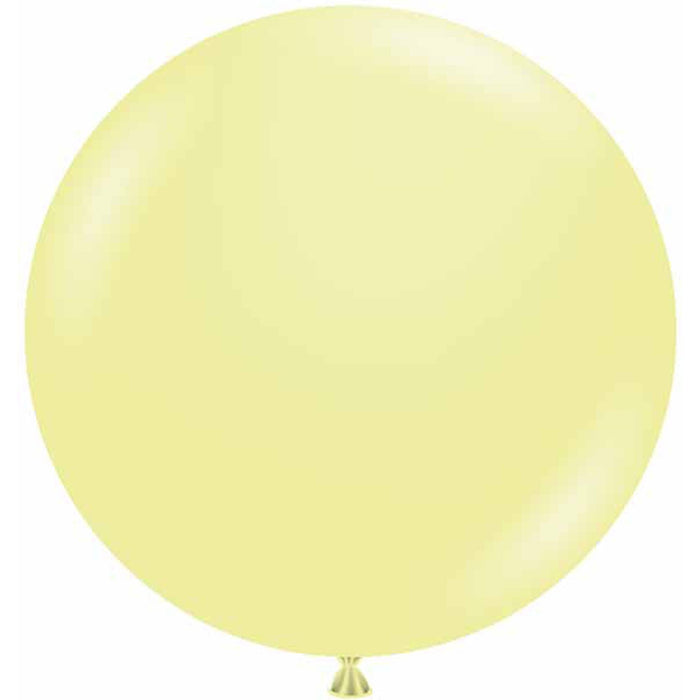 Tuftex Lemonade Yellow 24" Latex Balloons (25/Bag)