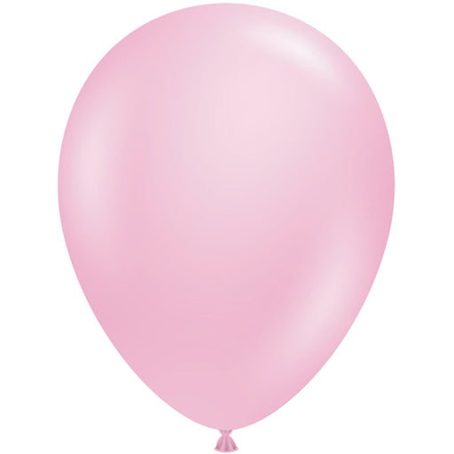 Tuftex Metallic Pink Balloons - 50 Pack (17 Inch)