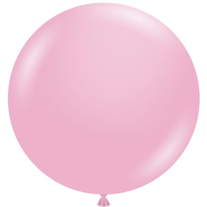 "Tuftex Metallic Pink Balloons - 24"/25 Pack"