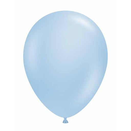 Radiant Tuftex Metallic Sky Blue Latex Balloons (100/Pk)