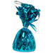Turquoise Foil Balloon Weight By Beistle.
