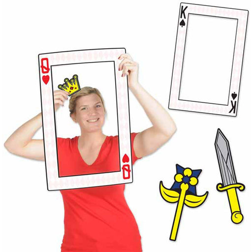 Two-Sided Playing Card Photo Frame.