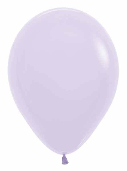 Sempertex 11" Pastel Matte Lilac Latex Balloons, 50 Count