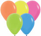 Sempertex Assorted Neon 11-Inch Latex Balloons, 50-Pack
