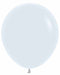 Sempertex White 18-Inch Latex Balloons, 25 Count