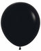 Sempertex Black 18-Inch Latex Balloons, 25 Count
