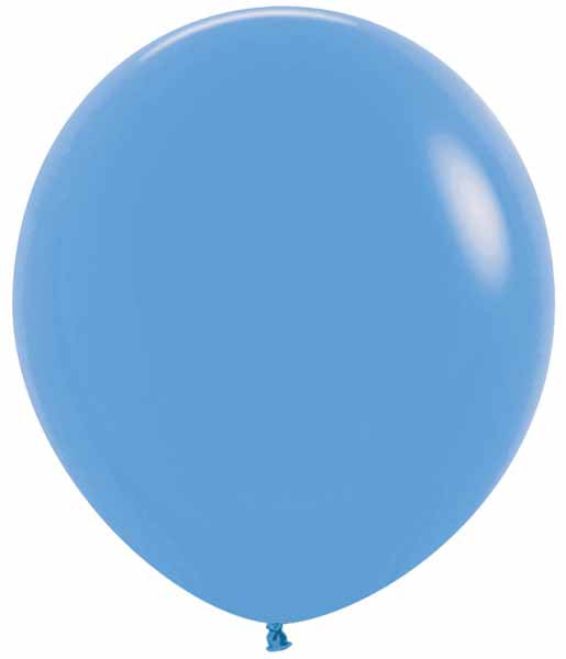 Sempertex Neon Blue #240 18-Inch Latex Balloons, 25 Count
