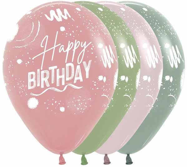 HBD PASTEL DUSK ASST 11" SEMPERTEX 50/BG