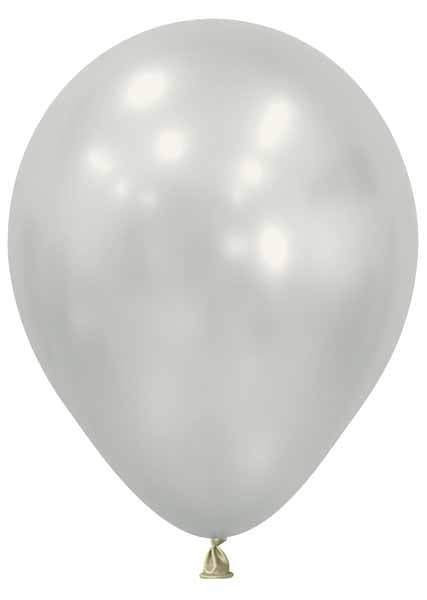 Sempertex 5-Inch Silk Oyster White Latex Balloons, 50 Count