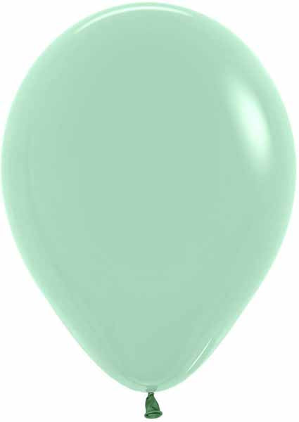 Sempertex Pastel Green Tea 11" Latex Balloons, 50 Pack