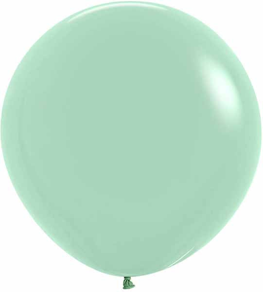 Sempertex 24-Inch Pastel Green Tea Latex Balloons, 10 Pack