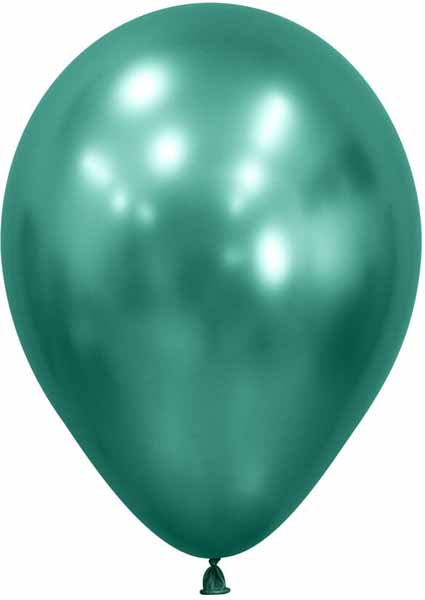 Sempertex Reflex Aurora Green 5-Inch Latex Balloons, 50 Count