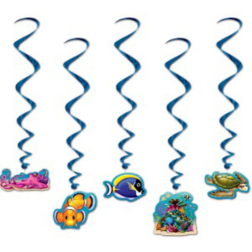 Under The Sea Whirls - Pack Of 5