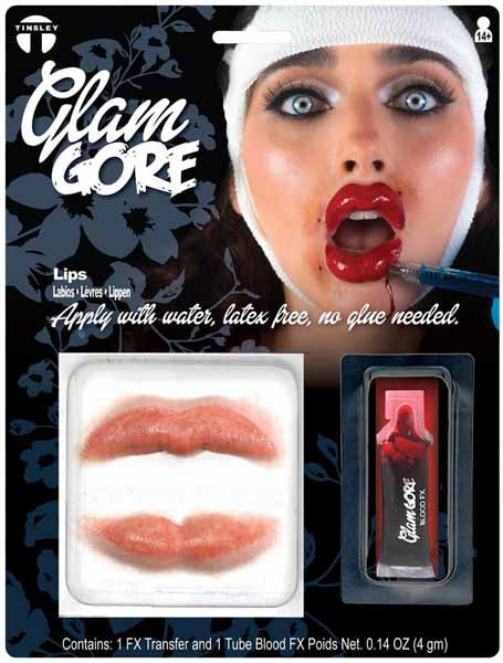 Tinsley Transfers Glam Gore Lip Injections 3D FX Kit