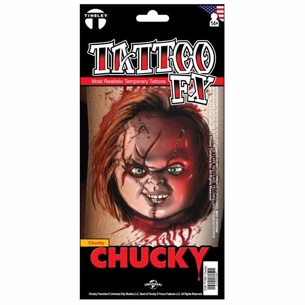 Tinsley Transfers Chucky Tattoo FX