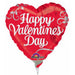 "Valentine Swirls 4" Mylar Balloon"