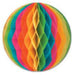 "Vibrant 12" Multi-Coloured Tissue Ball For Parties & Events"