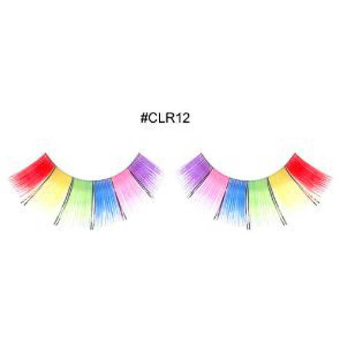 "Vibrant Colorful Clr12 Eyelashes"